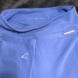 Gymshark x Whitney Simmons beautiful blue leggings